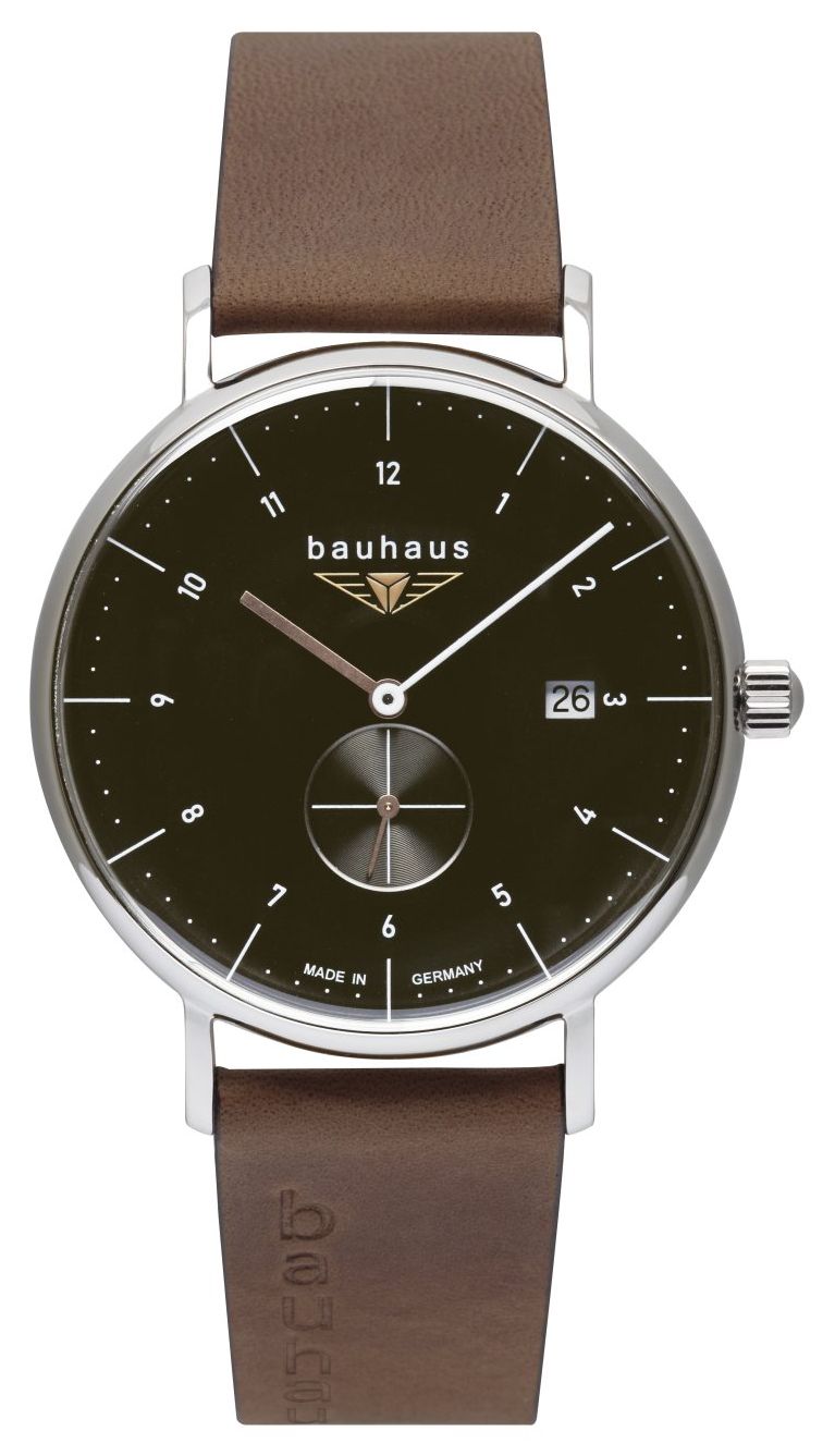 Bauhaus 21322 Classic Small-Seconds Quartz (41mm) Black Dial Watch