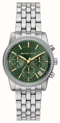 Michael Kors Bryant Chronograph (35mm) Green Dial / Stainless Steel Bracelet MK7583