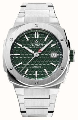 Alpina Men's Alpiner Extreme Automatic (39mm) Green Textured Dial / Stainless Steel Bracelet AL-525GR3AE6B