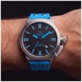 TW Steel Canteen Automatic (45mm) Black Dial / Blue Silicone Strap Watch CS130 - alternate view 4