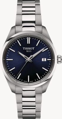 Tissot PR 100 (34mm) Blue Dial / Stainless Steel Bracelet T1502101104100