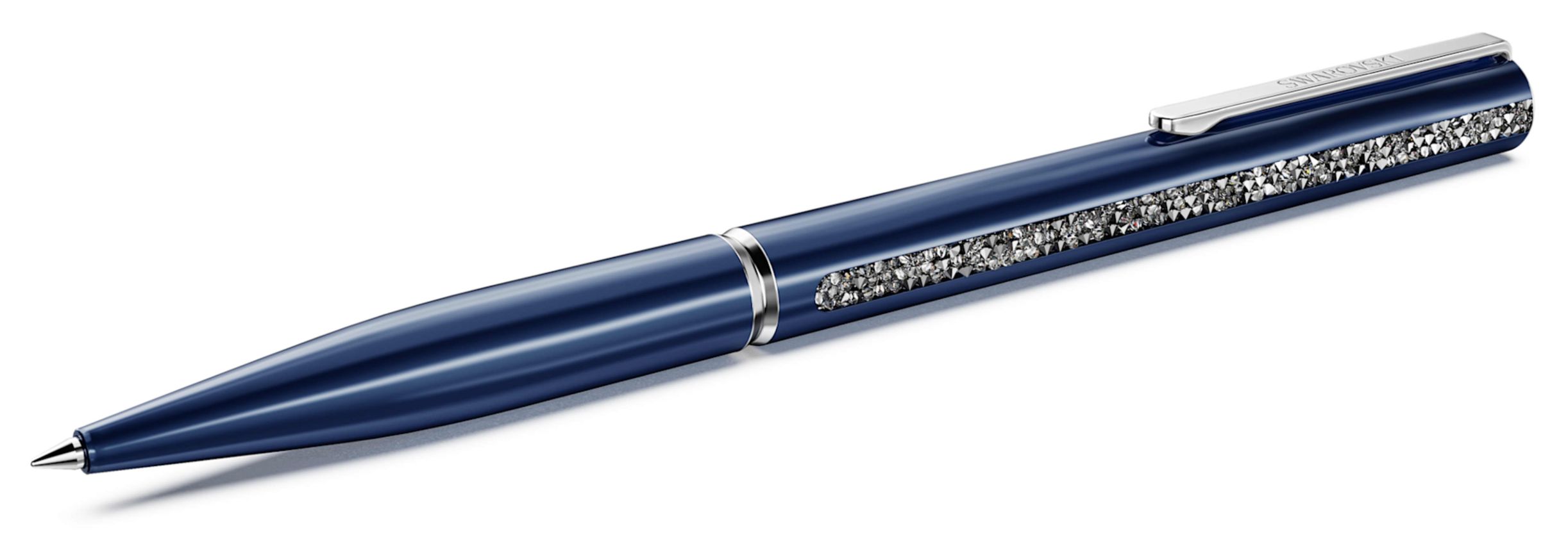 Swarovski 5707709 Shimmer Ballpoint Pen Blue Lacquered Jewellery