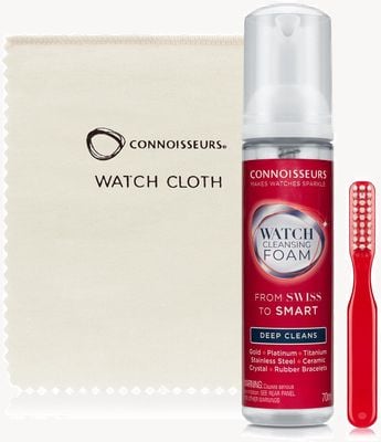 Connoisseurs® Watch Cleansing Foam Kit with Brush and Cloth CONN789