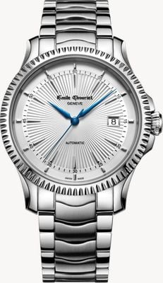 Emile Chouriet Ailes du Temps - Soleos Automatic (40mm) White Dial / Stainless Steel Bracelet 08.1155.G.6.6.28.6