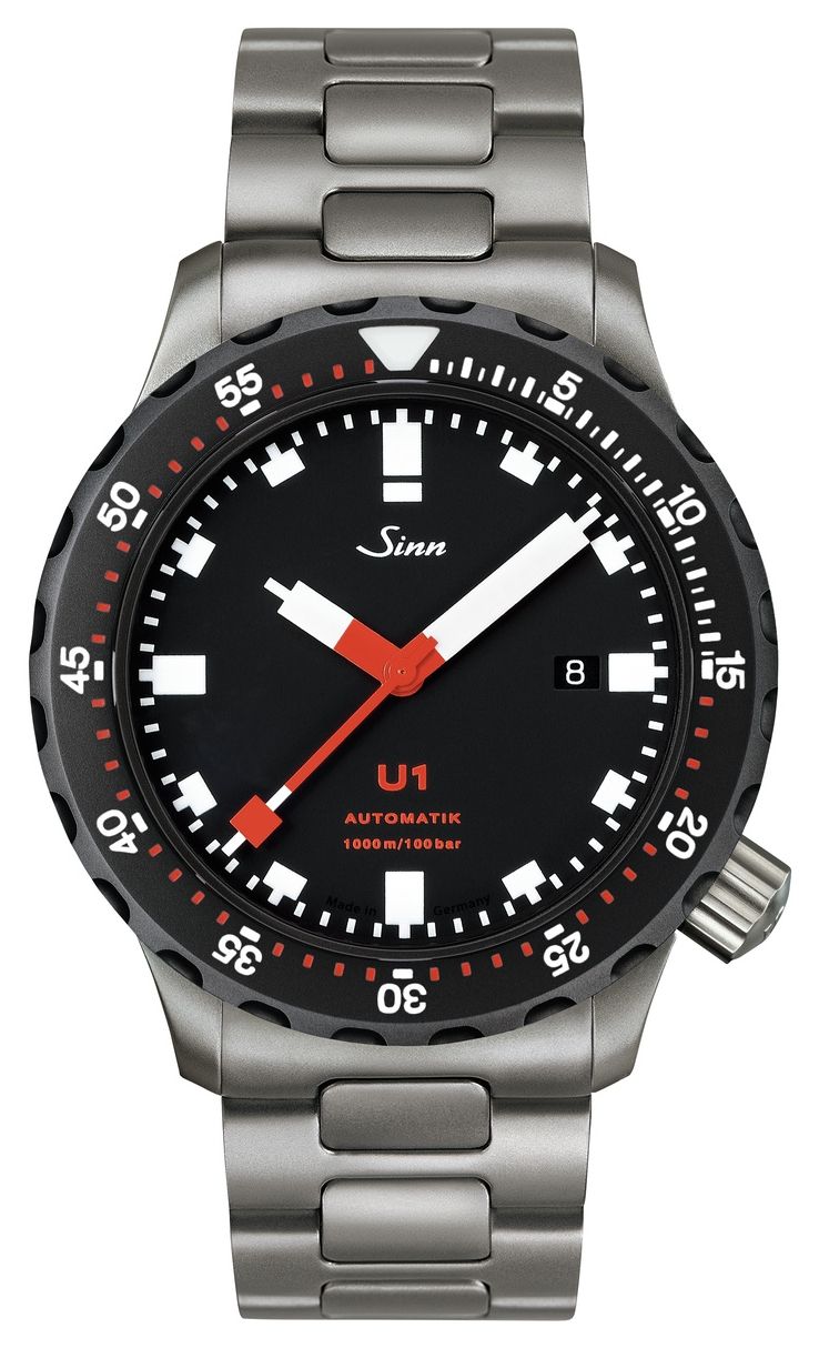 Sinn 1010.040 TWO LINK BRACELET Diving Watch U1 SDR Metal