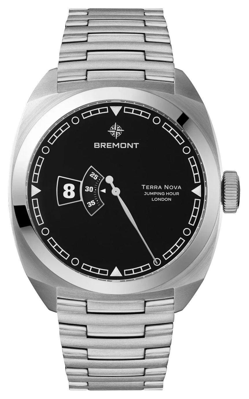 Bremont TN40-JH-SS-BK-B Terra Nova Jumping Hour Automatic ( Watch