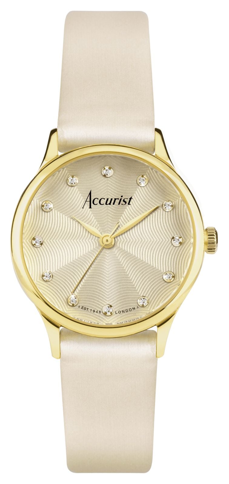 Accurist 77005 Women's Dress Diamond Quartz (28mm) Champagne Watch