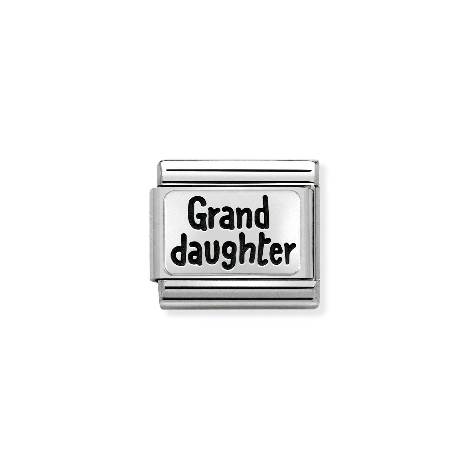 Nomination 330102/43 Classic Daughter Oxidised Sterling Jewellery