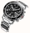 Emile Chouriet Challenger Deep Automatic Chronograph (43.5mm) Black Sunray Dial / Stainless Steel Bracelet 22.1169.G.6.AW.59.6 - alternate view 2