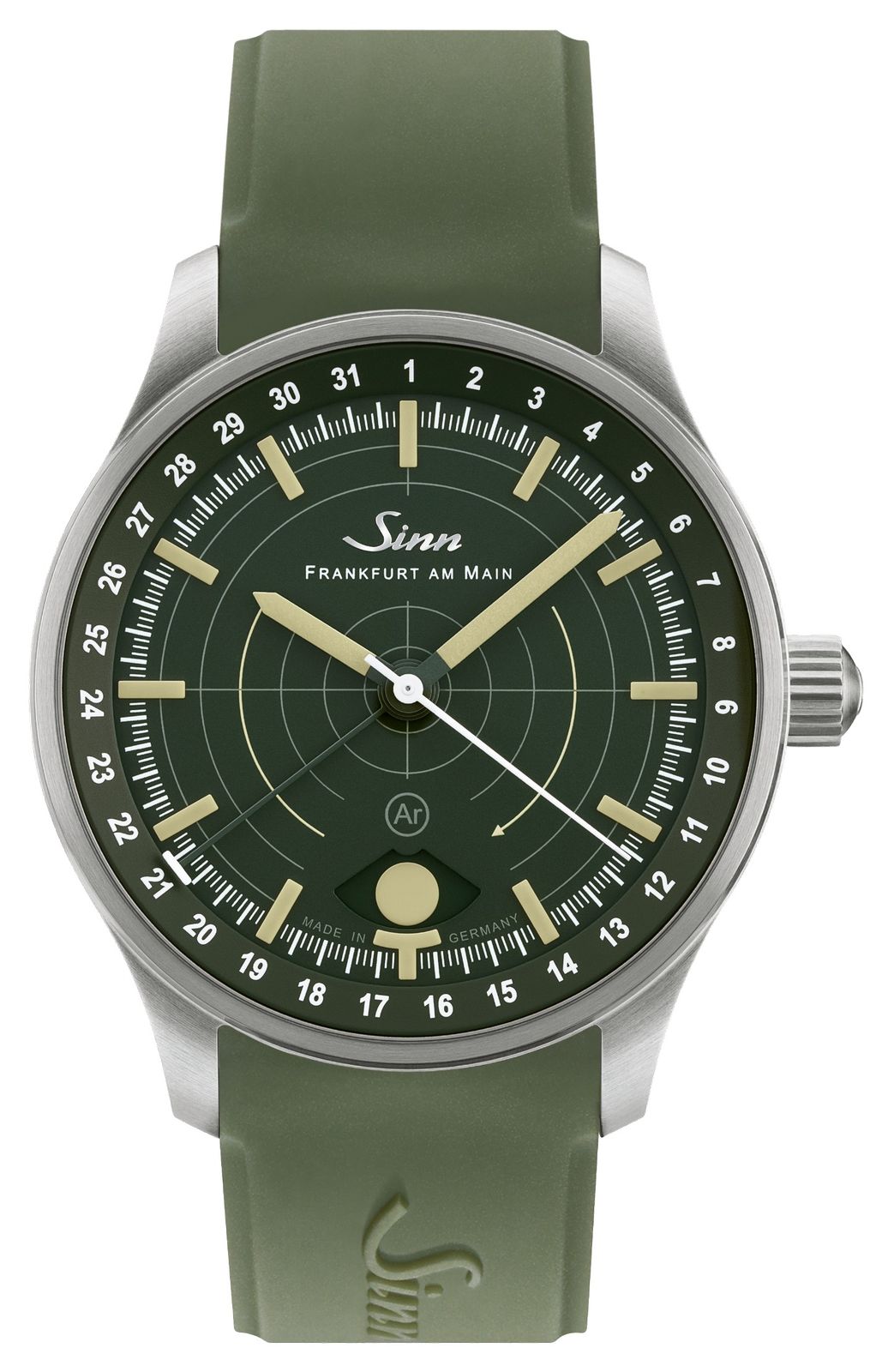 Sinn 308.010 SILICONE 308 Hunting Watch (40mm) Dark Green