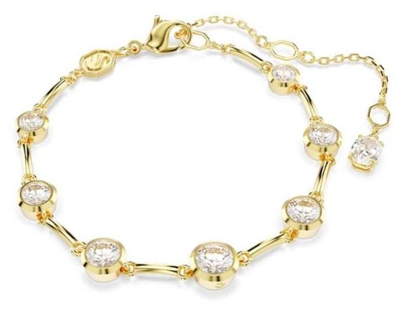 Swarovski 5705465 Ladies Gold Tone Imber Tennis Bracelet Jewellery