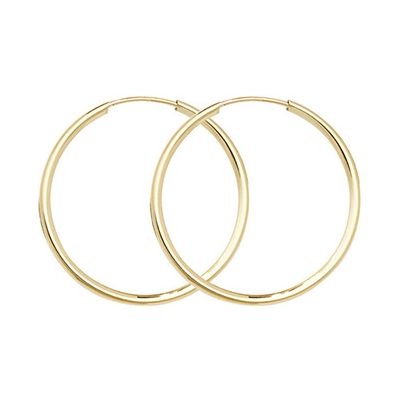 James Moore TH ES114 9ct Yellow Gold Women’s 22MM Sleepers Jewellery
