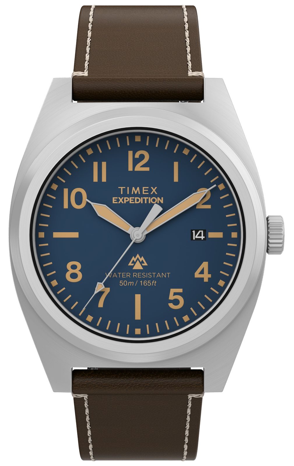 Timex TW2Y30600 Expedition Capstone (39mm) Blue Dial / Brown Watch