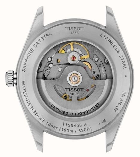 Tissot Ballade Automatic Chronometer (39mm) Ice Blue Dial / Stainless Steel Bracelet T1564081135300 - alternate view 5