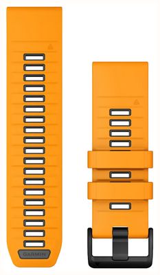 Garmin QuickFit® 26 Watch Bands (26mm) Spark Orange/Graphite Silicone 010-13393-01