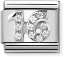 Nomination Classic 16 Sterling Silver & Steel Charm 330304/17