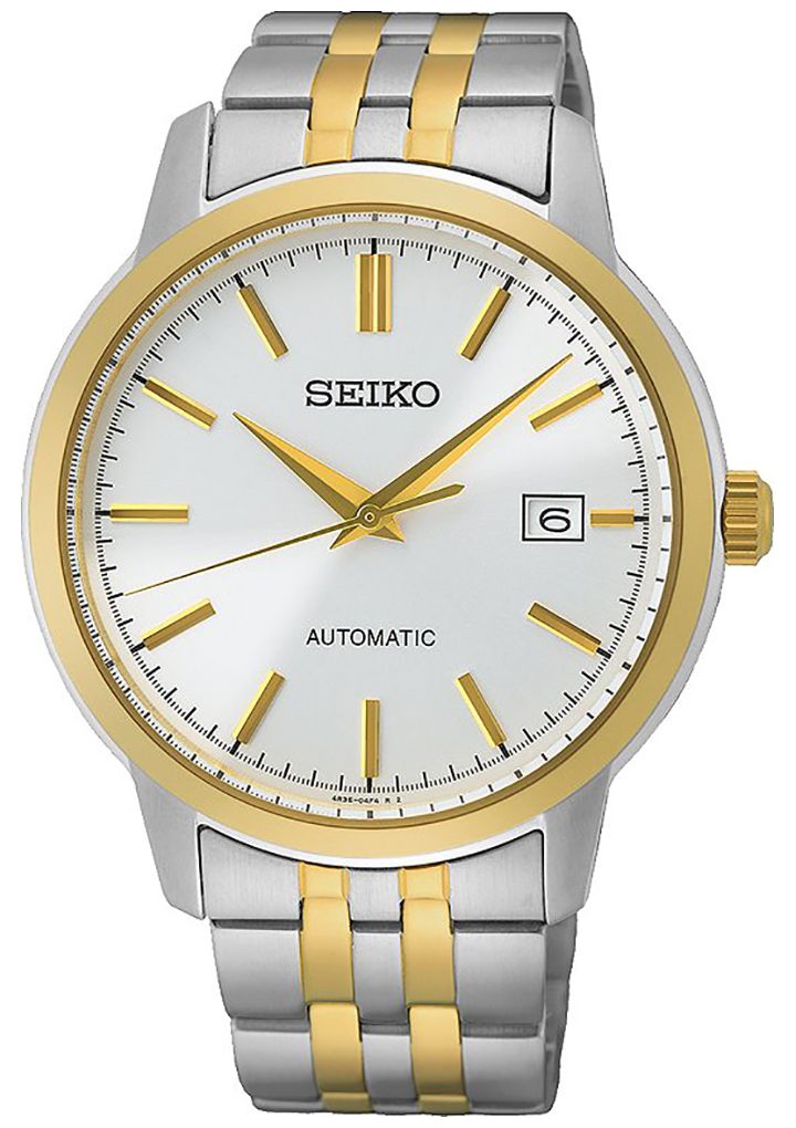 Seiko SRPH92K1 Mens Automatic Two Tone Bracelet Dress Watch