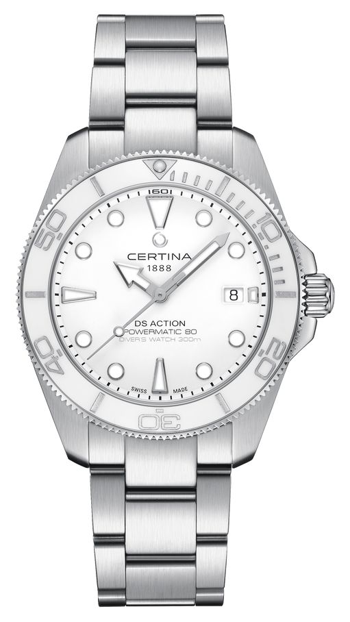 Certina C0484071101100 DS Action Automatic (40.5mm) White Watch