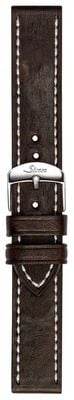 Sinn Dark Drown Vintage-Look Cowhide Leather Strap with Steel Pin Buckle BL50202002007125400A