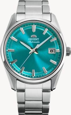 Orient Stretto Date Automatic Limited Edition (38.5mm) Blue Sunray Dial / Stainless Steel Bracelet RA-AC0R06L30B