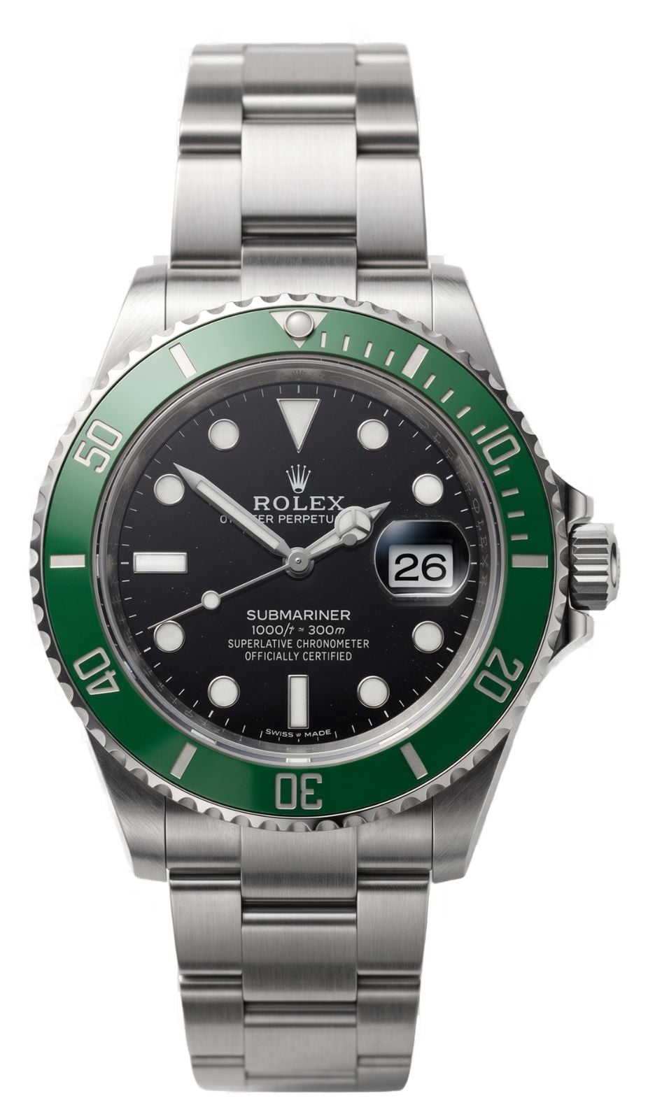 Pre-owned JMP-925200 Oyster Perpetual Submariner 'Kermit' ( Watch