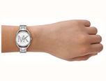 Michael Kors Leia Women's Silver Tone Dial Silver Tone Stainless Steel Bracelet MK7678 - alternate view 2