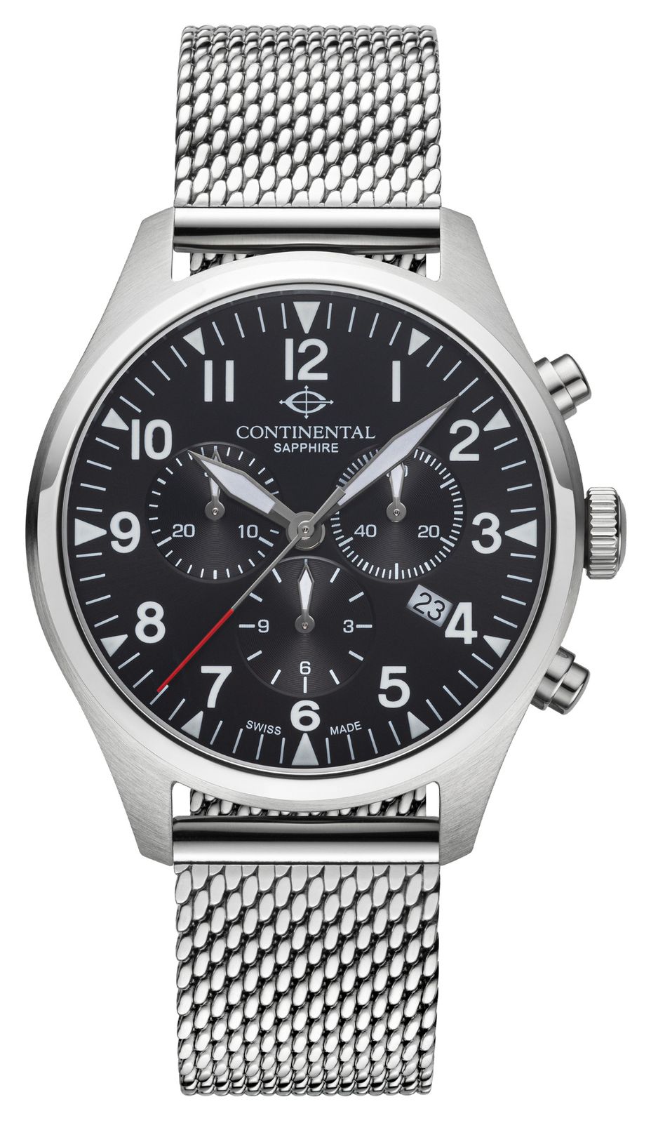 Continental 24452-GC101420 Aviation Chronograph (42mm) Black Watch