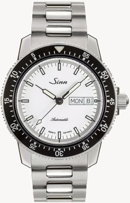 Sinn 104 St Sa I W Classic Pilot Watch Stainless Steel H Link Bracelet 104.012-BRACELET H LINK