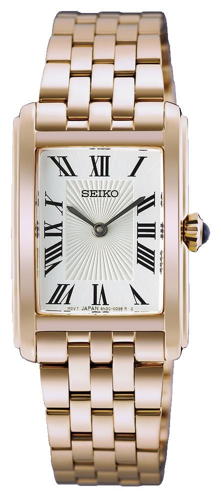Seiko HGG002P1 Classic Quartz (22.2mm) White Dial / Rose- Watch