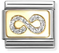 Nomination COMPOSABLE CLASSIC LINK, INFINITY, SILVER GLITTER 030224/06