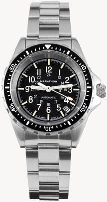Marathon MSAR Medium Diver's Automatic (36mm) Black Dial / Stainless Steel Bracelet WW194026SS-0108