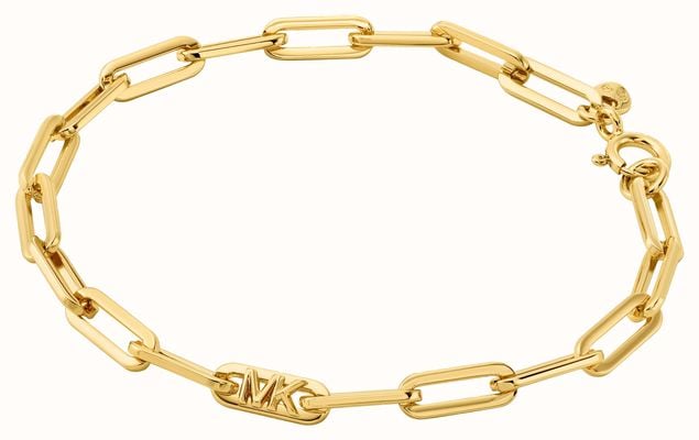 Michael Kors Women's KORS MK Gold-Plated Sterling Silver Bracelet MKC174400710