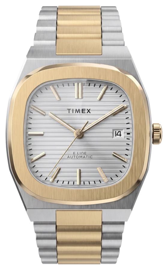 Timex TW6A00600 Automatic E Line 38mm Stainless Steel Two Watch