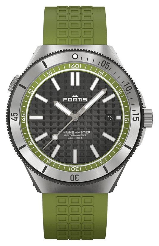 FORTIS F8120019 Marinemaster M-44 Chronometer Woodpecker Watch