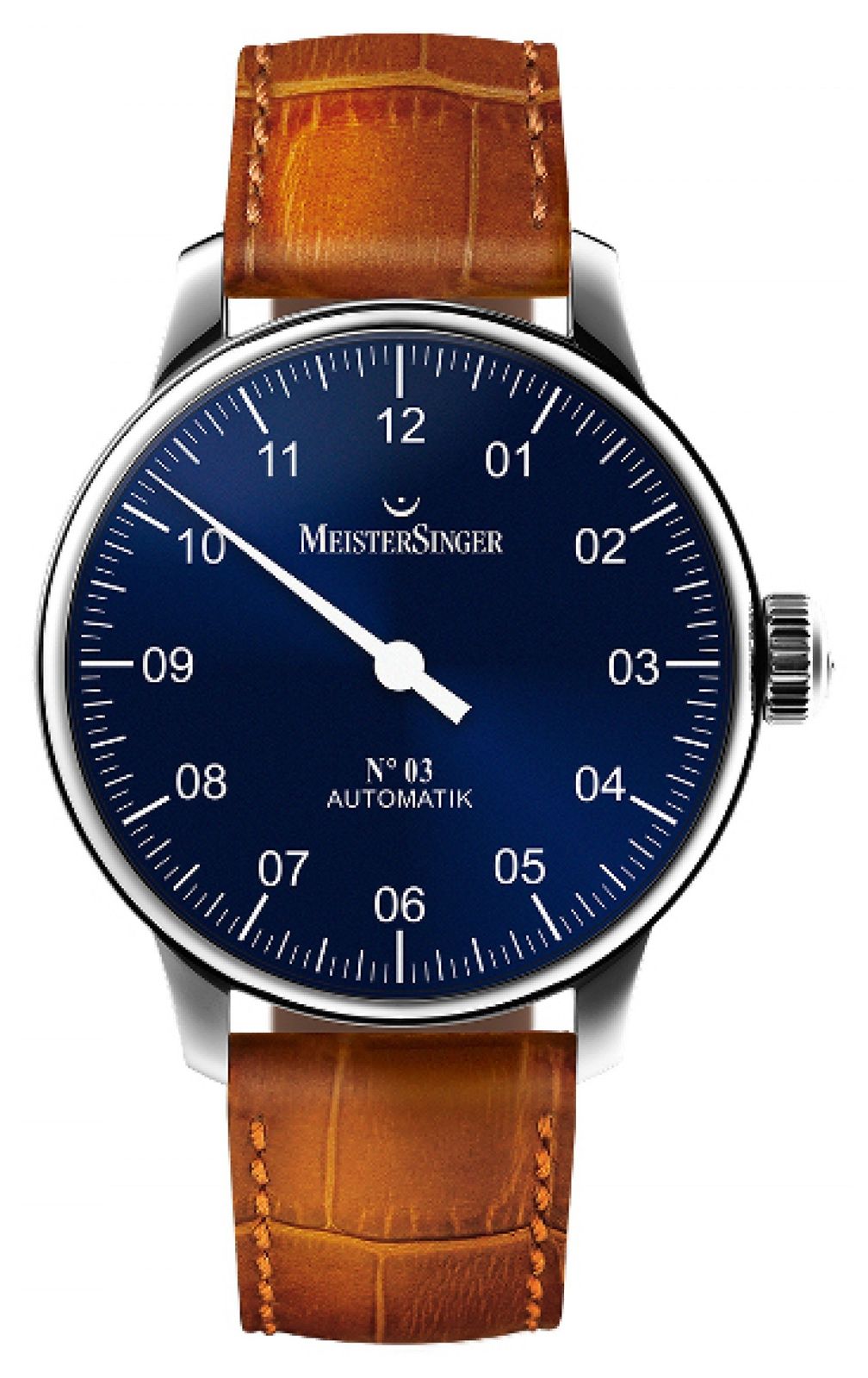 MeisterSinger AM908 Men's Classic No. 3 Automatic Sunburst Watch