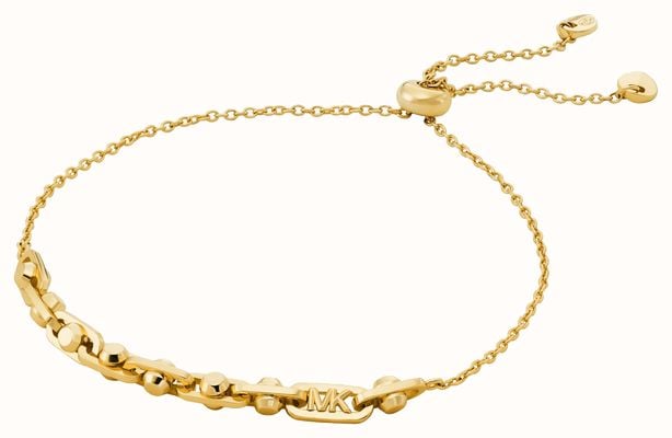 Michael Kors ASTOR LINK Gold-Plated Sterling Silver Adjustable Bracelet MKC170900710