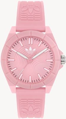 Adidas PROJECT FOUR (41mm) Pink Dial / Pink Rubber Strap AOST26039