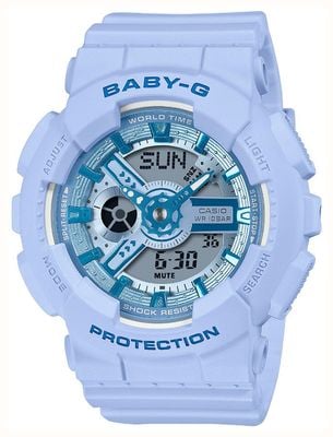 Casio G-Shock Baby-G Y2K Fresh Colours (43.4mm) Blue Digital Dial / Blue Resin Strap BA-110YK-2AER