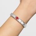 Nomination Classic Poppy Cubic Zirconia Enamel Charm 330321/19 - alternate view 2
