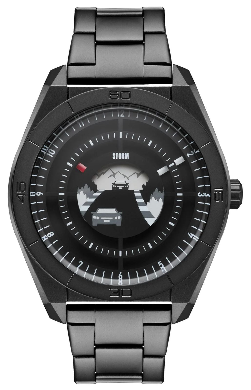 STORM 47577/SL Varyn Slate Limited Edition Black Stainless Watch