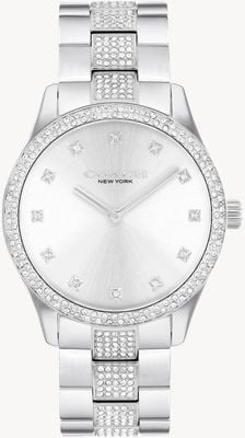 Coach Pre-owned Brooks (38mm) Silver Dial / Stainless Steel Bracelet - USED 14400033-PREOWNED
