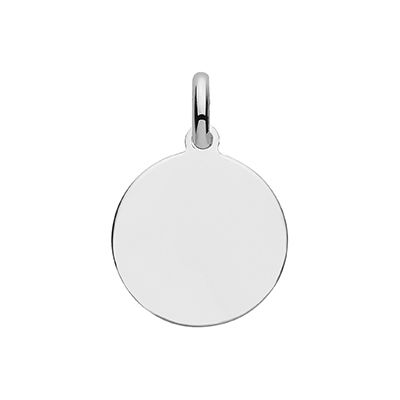 James Moore TH G61031 Silver 15mm Round Disc – Engraveable Jewellery
