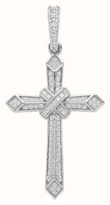 James Moore TH Sterling Silver CS Set Cross Pendant G61018