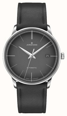 Junghans Meister Automatic Black leather Black Dial Sapphire Crystal 27/4051.02