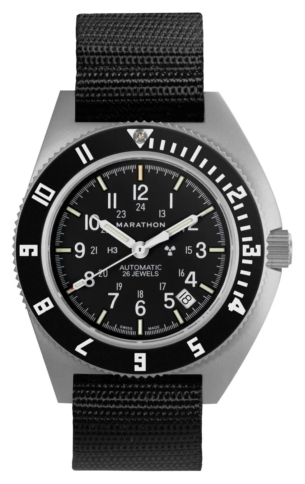 Marathon WW194030SS-0101 SSNAV-D Steel Navigator Date Watch