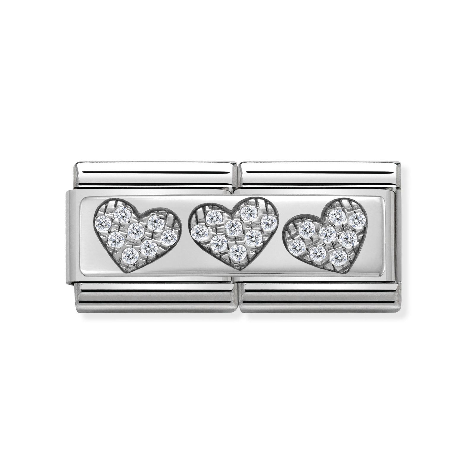 Nomination 330732/02 Classic Three Hearts Sterling Silver & Jewellery
