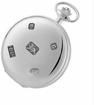 Woodford Sterling Silver | Full Hunter | Albert Chain PJ109(1103)