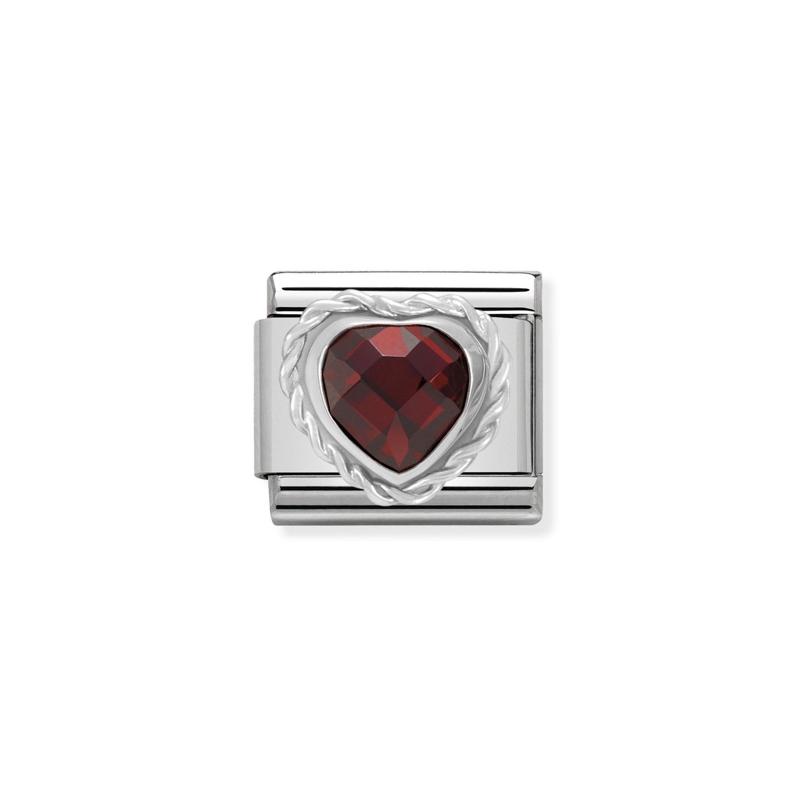 Nomination 330603/005 Classic Heart Sterling Silver & Steel Jewellery