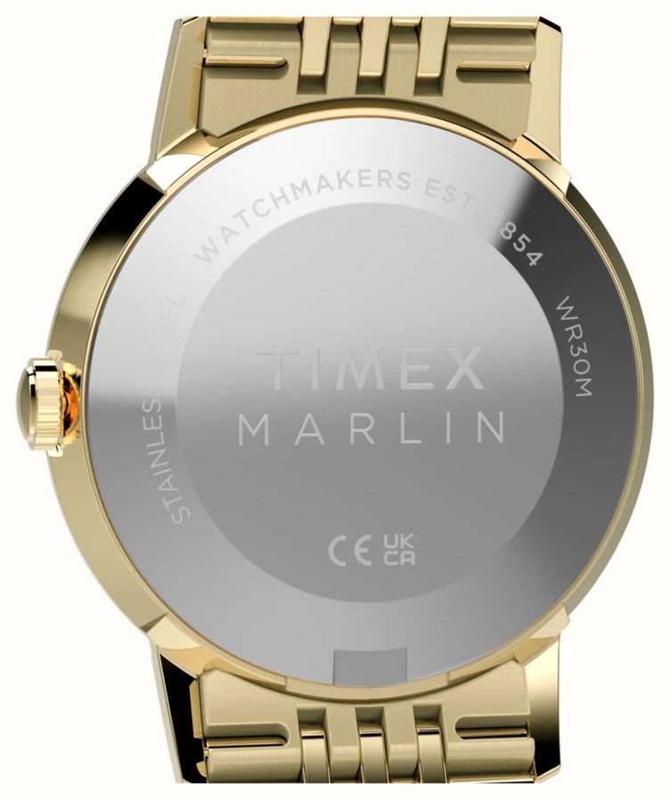 Timex MARLIN Quartz 34mm Stainless Steel Gold Tone Bracelet TW6A04000 - alternate view 3