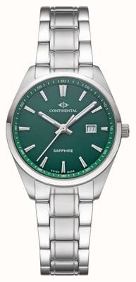 Continental Contemporary Round (32mm) Green Dial / Stainless Steel Bracelet 23001-LD101950